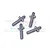 GPM Gunmetal Silver 6061 Aluminium Front & Rear Body Posts 4Pcs MAI201FR-GS