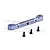 GPM Racing silver 7075 aluminium front upper suspension mount for RC cars with three included black screws.