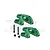 GPM Green 7075 Aluminium Front Hub Carriers (C-Hubs) 2Pcs MGO019-G