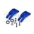 GPM Blue 7075 Aluminium Rear Hub MGO022-B