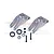 GPM Silver 7075 Aluminium Rear Hub MGO022-S