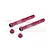 GPM Red 7075 Aluminium Fork Set MX142-R