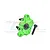 GPM Green 7075 Aluminium Front Brake Caliper MX035-G