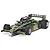 A 1/32 scale Scalextric Lotus 79 slot car in dark green livery with Martini & Rossi branding and number 1 on the nose.