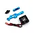 Yeah Racing Blue Aluminium Motor Mount w/ 30x30x10mm High Speed Cooling Fan TAMB-015BU