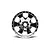 HPI 3.3" Savage Warlock Chrome Rims 2Pcs 3192
