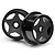 HPI 4.7/5.5" Baja 5B Front Super Star Black Rims 2Pcs 3221