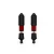 ARRMA Red Aluminium 132mm Shocks 2Pcs w/ 14mm Bore ARA330721
