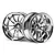 HPI 1.9" (9mm Off-Set) Work XSA 02C Chrome Rims 2Pcs 3282