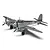 Airfix 1/72 Messerschmitt Me410A-1/U2 & U4 Fighter Plastic Model Kit A04066