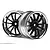 HPI 1.9" (3mm Off-Set) Work XSA 02C Chrome/Black Rims 2Pcs 3286