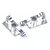 Rovan Silver Aluminium Rear Wing Mount 951333