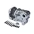 A silver aluminium RC gearbox case set with included screws and washers on a white background.