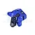 GPM Blue Aluminium Front Brake Disc Calliper MX2035-B