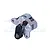 GPM Silver Blue Aluminium Front Brake Disc Calliper MX2035-S