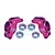 GPM Red Aluminium Rear Hubs 2Pcs w/ Larger Bearings MGG022-R