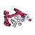 GPM Red Aluminium Steering Bell Crank/Drag Link Assembly w/ Servo Saver TXM048NA-R