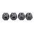 RGT 12mm Wheel Hexes 4Pcs R86569