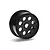 HPI 4.7/5.5" Baja 5T/5SC Rear Outlaw Black Rims 2Pcs 3336