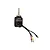 FMS Predator 3136-KV1200 brushless motor with threaded shaft and three bullet connectors.