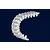 A 3D render of a section of German STARR tank caterpillar track links in light grey against a dark blue background.