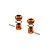 XRAY Orange 7075 T6 Aluminium Adjustable Body Post Stop 2Pcs 301351-O