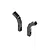 XRAY Black 7075 T6 Aluminium Front Shock Brace 2Pcs 301972
