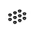 XRAY Black Aluminium 3x7.5x2.0mm Shims 10Pcs 303137-K