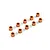 XRAY Orange Aluminium 3x5x4.0mm Shims 10Pcs 303144-O