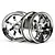 HPI 1.9" (0mm Off-Set) Rays Gram Lights 57S-Pro Chrome Rims 2Pcs 3574