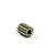 A bronze-coloured XRAY hard-coated aluminium 12-tooth pinion gear with the number 12 printed on the face, isolated on a white background.