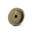 A hard-coated aluminium 46T pinion gear for RC cars, featuring a bronze-toned finish and the number 46 printed on its face.