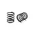 XRAY ULP 4S 20mm (C=2.8) Shock Springs 2Pcs 308288
