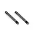 Two XRAY hardened aluminium shock shafts for RC cars, shown side-by-side against a plain white background.