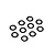 XRAY 5.3x7.8x0.5mm Washers 10Pcs 964054