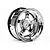 HPI 1.9" (6mm Off-Set) Work Meister S1 Chrome Rims 2Pcs 3592