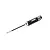 A Hudy 3.0mm ball hex driver with a black knurled aluminium handle and silver accents, isolated on a white background.