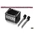 Hudy 17mm professional bulkhead alignment tool with a black aluminium block and two metal alignment pins on a white background.