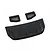 A black RC car engine hood and two side intake vents on a white background.