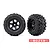 Traxxas 1/5 Sledgehammer Belted Tyres On Black Rims - 2Pcs 7871