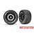 Traxxas 1/5 Gravix Belted Tyres On Black Race Rims - 2Pcs 7862