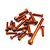 Yeah Racing Sanwa M17 Orange Aluminium Complete Screw Set YA-0733OR