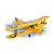 Phoenix RC Plane Tiger Moth 1.4m Warbird Kit - Yellow PHN-PH035