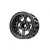 Boom Racing 1.9" Black/Carbon Fibre ProBuild Ultra Performance CF6 Adjustable Offset Beadlock Rims 2Pcs BRPB049BKCF