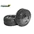 Two black Boom Racing 1.9 inch TPD All-Terrain RC crawler tires with aggressive tread patterns, shown against a white background.
