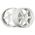 HPI 1.9" (6mm Off-Set) TE37 White Rims 2Pcs 3845