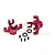 GPM Red Aluminium Steering Hubs 2Pcs MAM4021-R