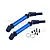 GPM Medium Carbon Steel & Blue Aluminium CVD Driveshafts 2Pcs MAM4120F/R-B