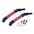 GPM Medium Carbon Steel & Red Aluminium CVD Driveshafts 2Pcs MAM4120F/R-R