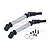 GPM Medium Carbon Steel & Silver Aluminium CVD Driveshafts 2Pcs MAM4120F/R-S